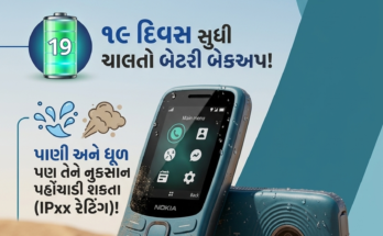 નોકિયાની પ્રભાવશાળી એન્ટ્રી! ૧૯ દિવસ સુધી ચાલતો ફોન આવી ગયો છે, પાણી અને ધૂળ પણ તેને નુકસાન પહોંચાડી શકતા નથી.