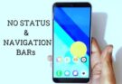 Hide screenshot status bar and navigation bar