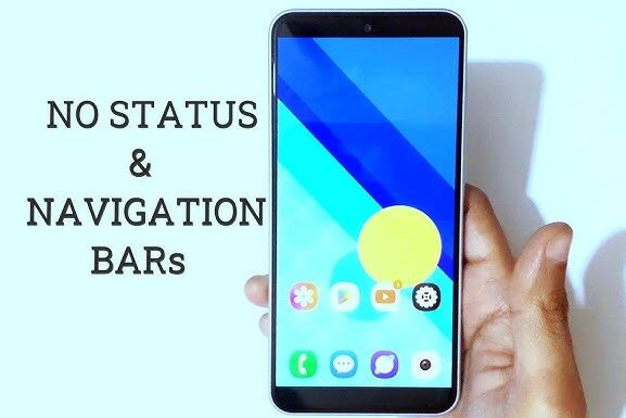 Hide screenshot status bar and navigation bar